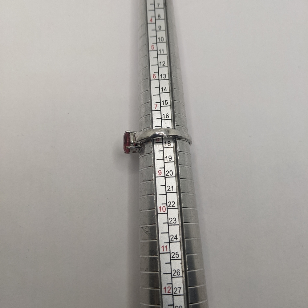 Ruby Colored Stone Ring - image 5